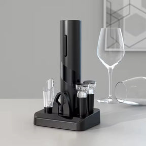 Kit Abridor de Vinho Elétrico Premium