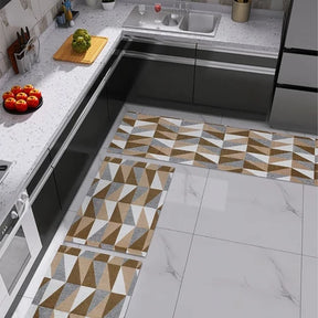 Tapete  para cozinha Premium – Tecido Antiderrapante (3 Peças)
